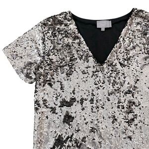 Anthropologie Vanessa Virginia Sequin Top